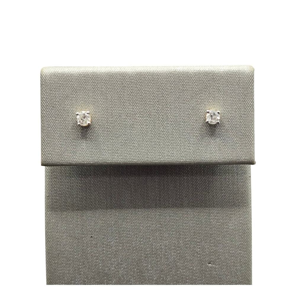 14K Yellow Gold .25cttw Diamond Stud Earrings .5grams (16368)